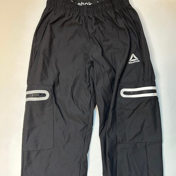 Reebok Boys Black Athletic Jogger Cargo Pants Size M (8) - Picture 2 of 5